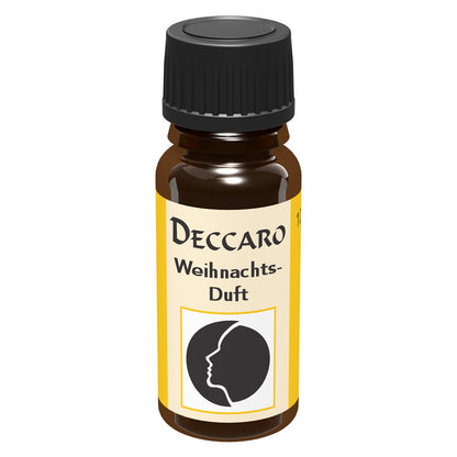 DECCARO Aromaöle zur Wohnraum-Aromatisierung. Inhalt 10ml, Parfüm-Öl Duftrichtung Weihnachtsduft, geschlossene Flasche