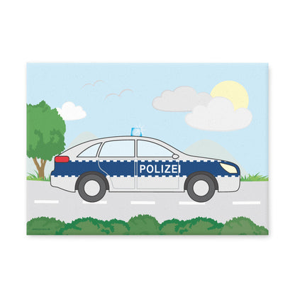 leinwand set "freund und helfer", motiv polizei, bunte optik