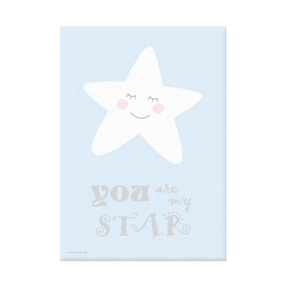 leinwand set "sonnemondstern", motiv stern mit aufdruck "you are my star"