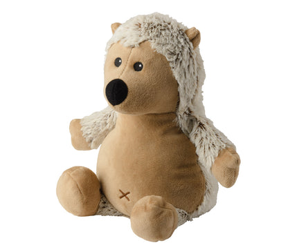 Warmies Igel meliert, beige-braun meliert, mikrowellengeeignetes Wärmestofftier, das Wärme speichert und angenehm duftet