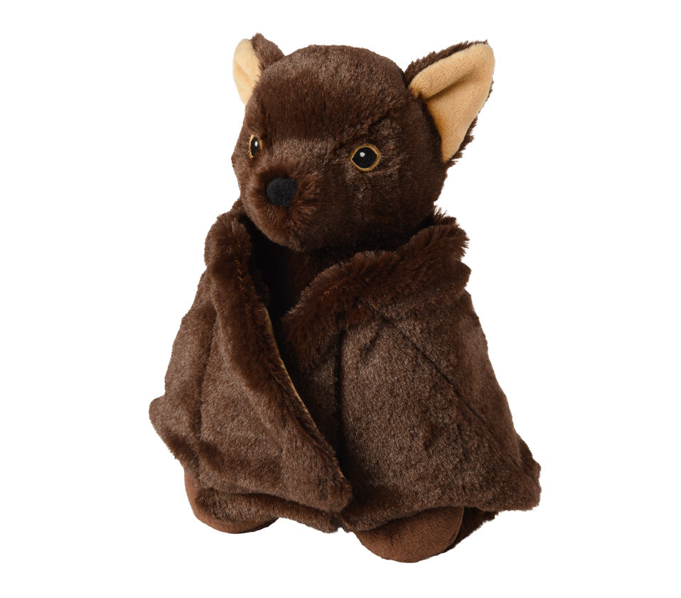 Warmies Fledermaus, braun, mikrowellengeeignetes Wärmestofftier, das Wärme speichert und angenehm duftet