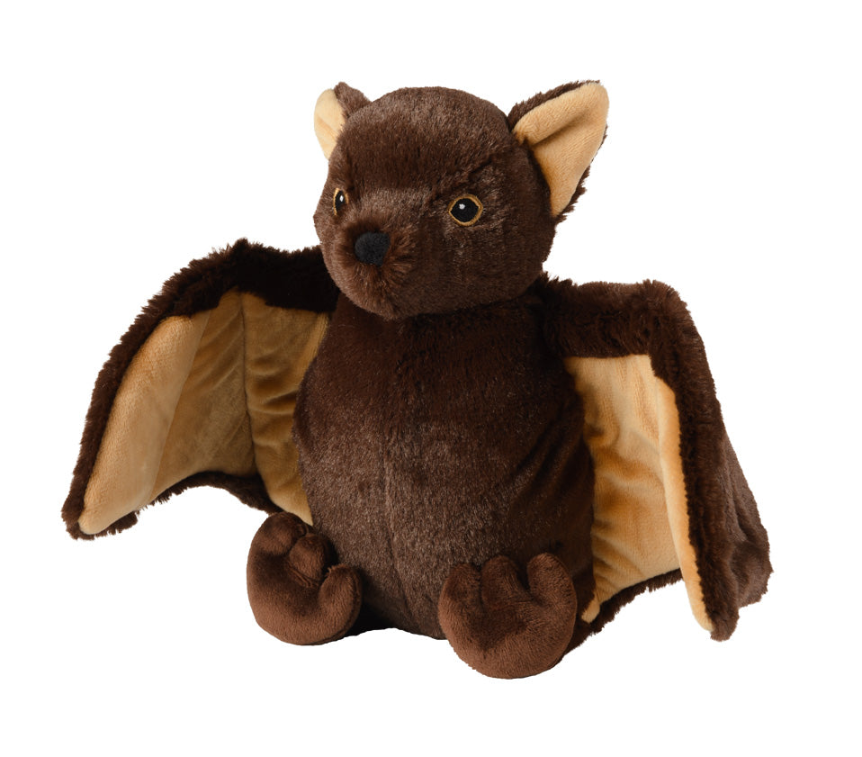 Warmies Fledermaus, braun, mikrowellengeeignetes Wärmestofftier, das Wärme speichert und angenehm duftet