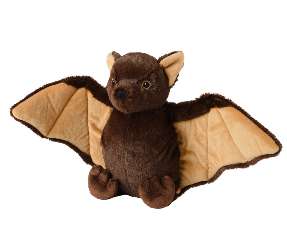 Warmies Fledermaus, braun, mikrowellengeeignetes Wärmestofftier, das Wärme speichert und angenehm duftet