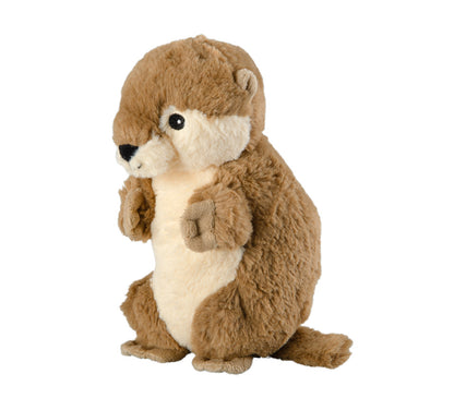 Warmies MINIS Otter, braun-beige, mikrowellengeeignetes Wärmestofftier, das Wärme speichert und angenehm duftet