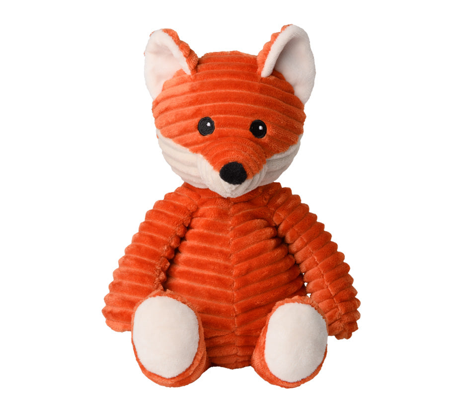 Warmies PURE Fuchs, sitzend, rot, mikrowellengeeignetes Wärmestofftier, das Wärme speichert und angenehm duftet