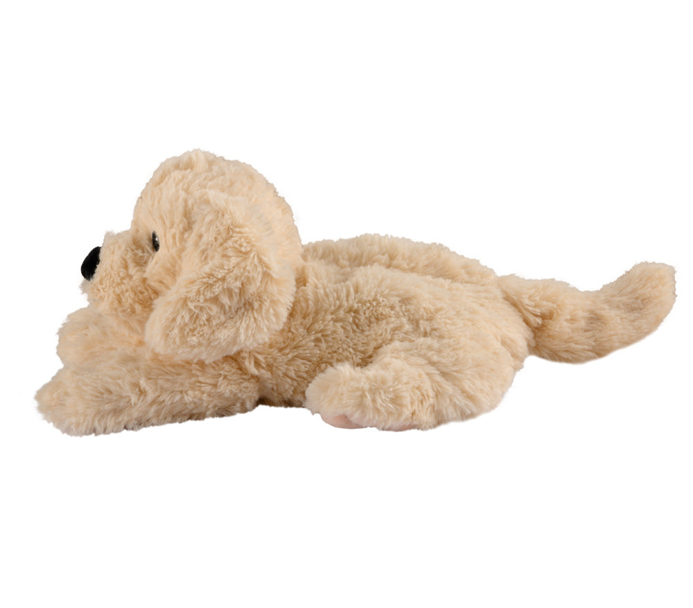 Warmies Golden Retriever, beige, mikrowellengeeignetes Wärmestofftier, das Wärme speichert und angenehm duftet