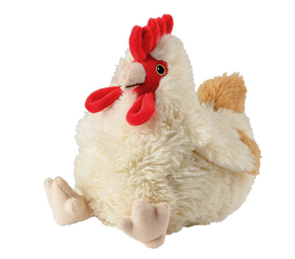 Warmies Huhn ,weiß-rot, mikrowellengeeignetes Wärmestofftier, das Wärme speichert und angenehm duftet