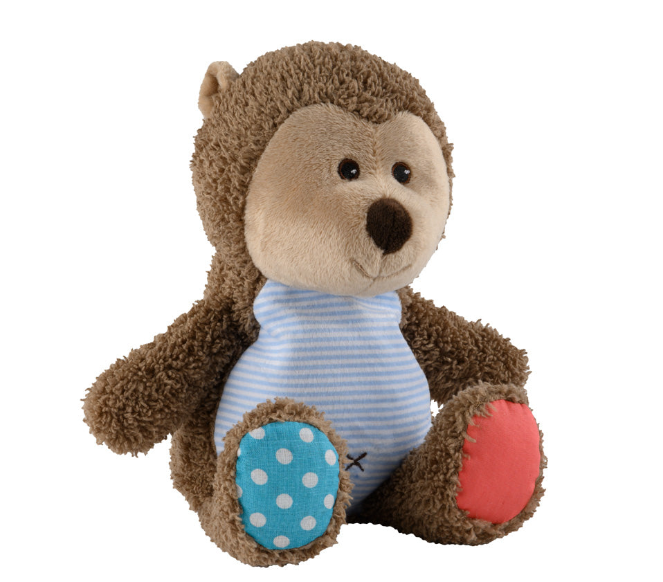 Warmies MINIS Baby-Igel, braun-bunt, mikrowellengeeignetes Wärmestofftier, das Wärme speichert und angenehm duftet