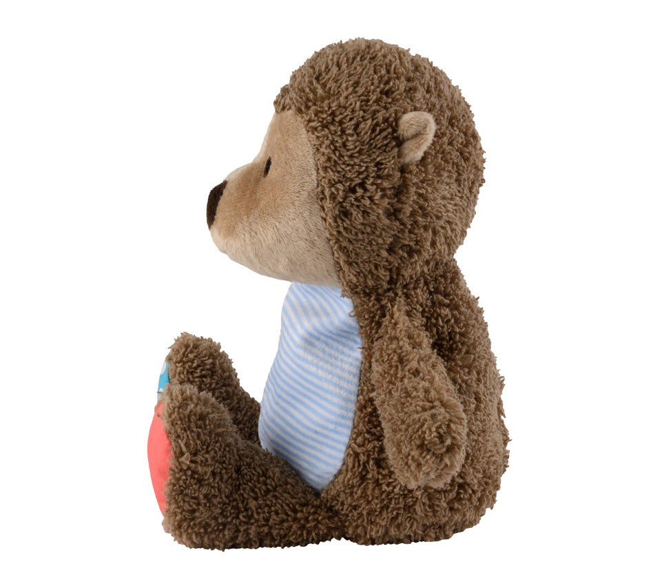 Warmies MINIS Baby-Igel, braun-bunt, mikrowellengeeignetes Wärmestofftier, das Wärme speichert und angenehm duftet