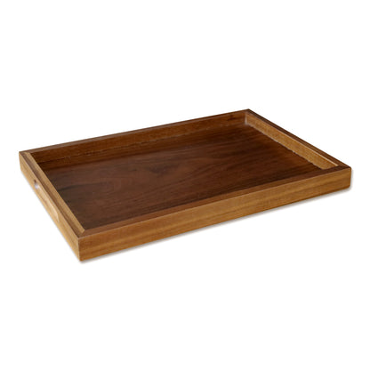 DECCARO Servierplatte Acacia, groß, eckige Form, aus braunem Akazienholz. Zeitloses, elegantes Design. 