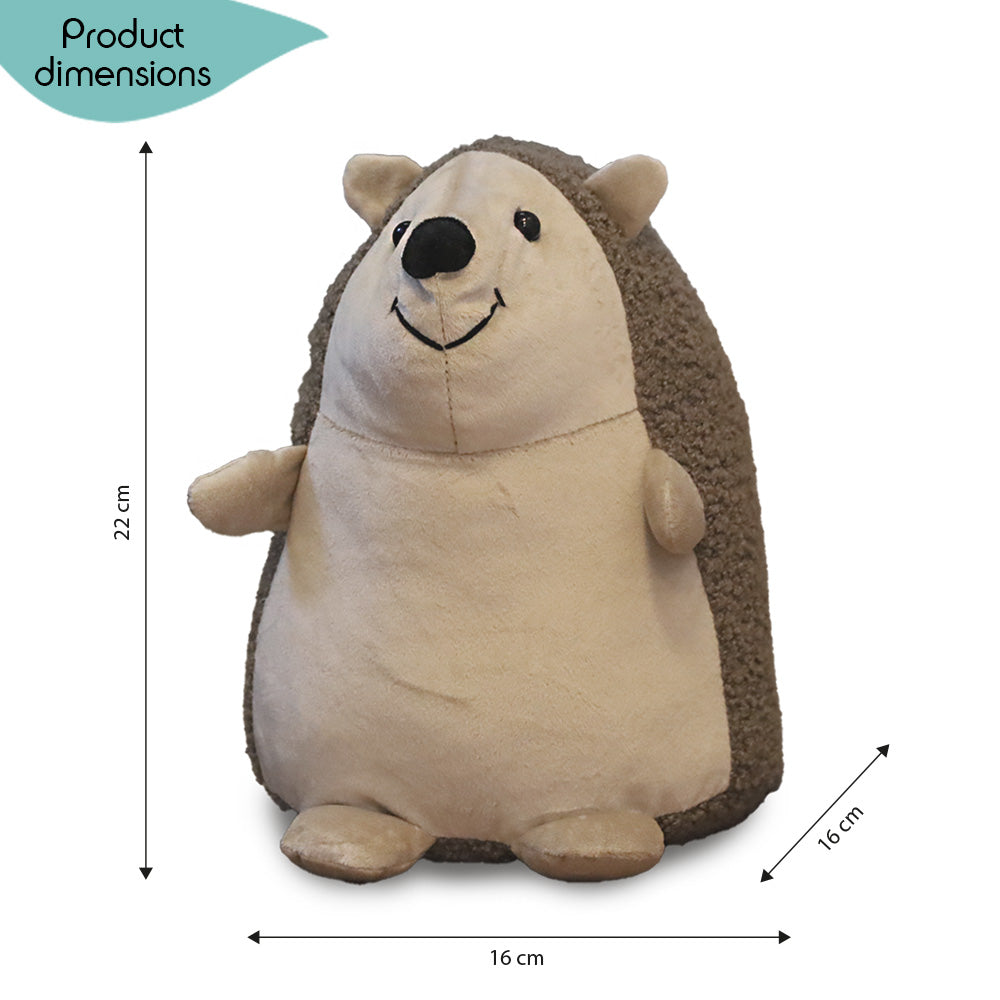 DECCARO Türstopper „Igel“. Türsack in niedlicher Igelform in braun-beige gehalten. Schwerer, gefüllter Kern.