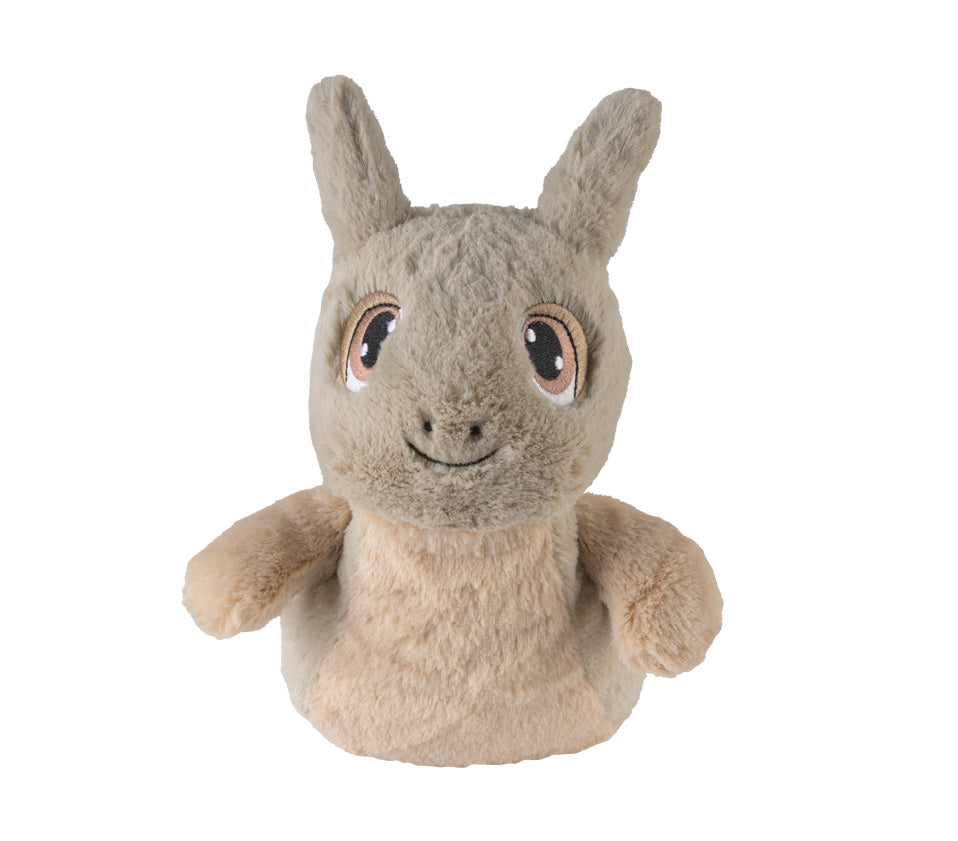 Warmies Schnecke, beige, mikrowellengeeignetes Wärmestofftier, das Wärme speichert und angenehm duftet