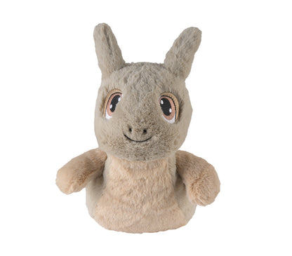 Warmies Schnecke, beige, mikrowellengeeignetes Wärmestofftier, das Wärme speichert und angenehm duftet
