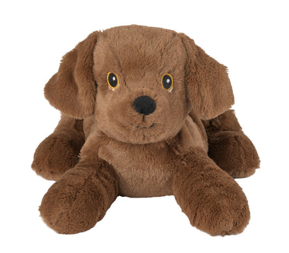 Warmies Labrador Welpe, braun, mikrowellengeeignetes Wärmestofftier, das Wärme speichert und angenehm duftet