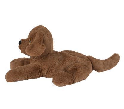 Warmies Labrador Welpe, braun, mikrowellengeeignetes Wärmestofftier, das Wärme speichert und angenehm duftet