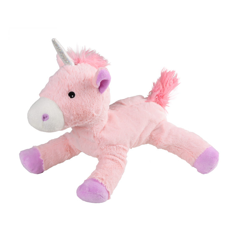 Warmies Einhorn, rosa-lila, mikrowellengeeignetes Wärmestofftier, das Wärme speichert und angenehm duftet