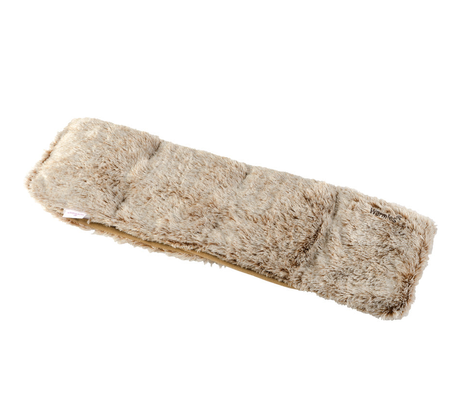 Warmies Wärmegürtel beige meliert, mikrowellengeeigneter Wärmegürtel der die Wärme speichert und angenehm duftet