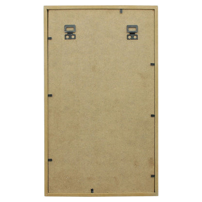 Weinkorkensammler aus furniertem MDF mit Glasabdeckung. Glasabdeckung mit schwarzem Aufdruck im Vintage Stil. Rückseite mit zwei praktischen Halterungen. 