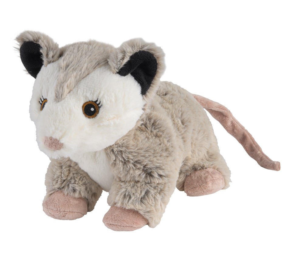Warmies opossum, mikrowellengeeignetes Wärmestofftier, das Wärme speichert und angenehm duftet