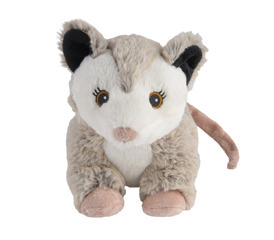Warmies opossum, mikrowellengeeignetes Wärmestofftier, das Wärme speichert und angenehm duftet