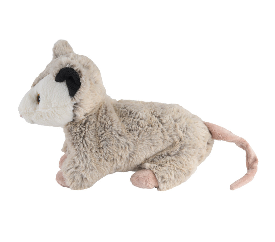 Warmies opossum, mikrowellengeeignetes Wärmestofftier, das Wärme speichert und angenehm duftet