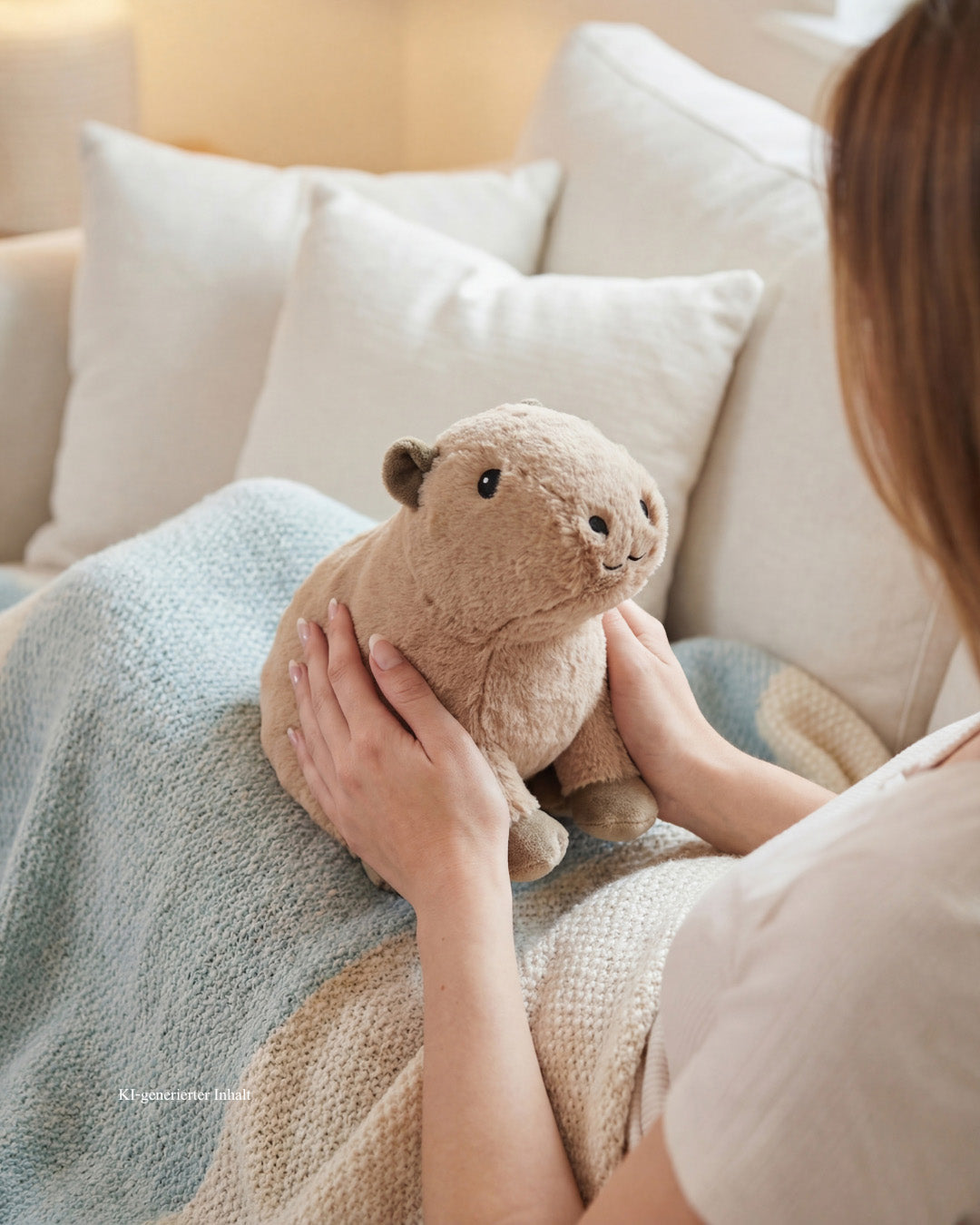 Warmies capybara, mikrowellengeeignetes Wärmestofftier, das Wärme speichert und angenehm duftet