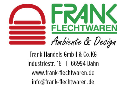 Herstellerangabe Frank Flechtwaren