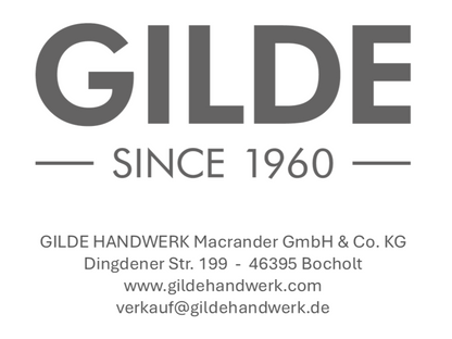 Gilde Handwerk Herstellerangaben
