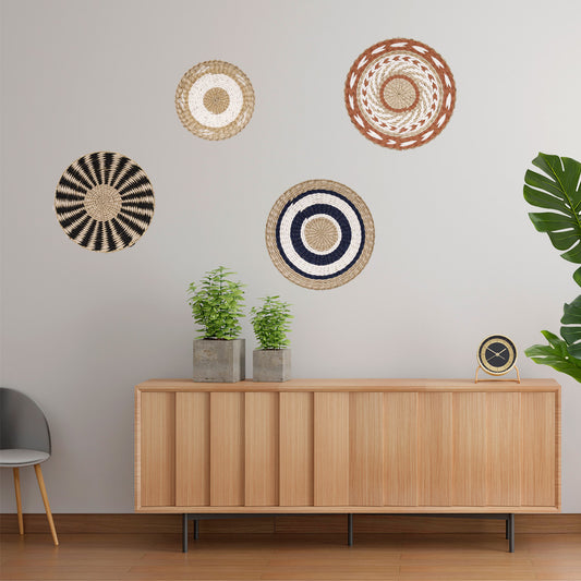 DECCARO Wandkörbe Boho in verschiedenen Designs und Größen